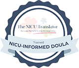 Trained as NICU-Informed Doula Badge